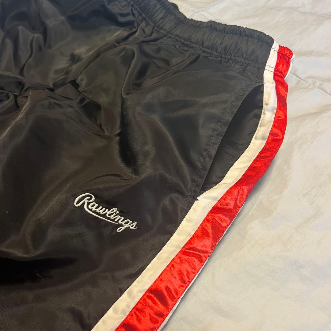 RAWLINGS ナイロンセットアップ L ブラック 野球 スポーツ 運動着