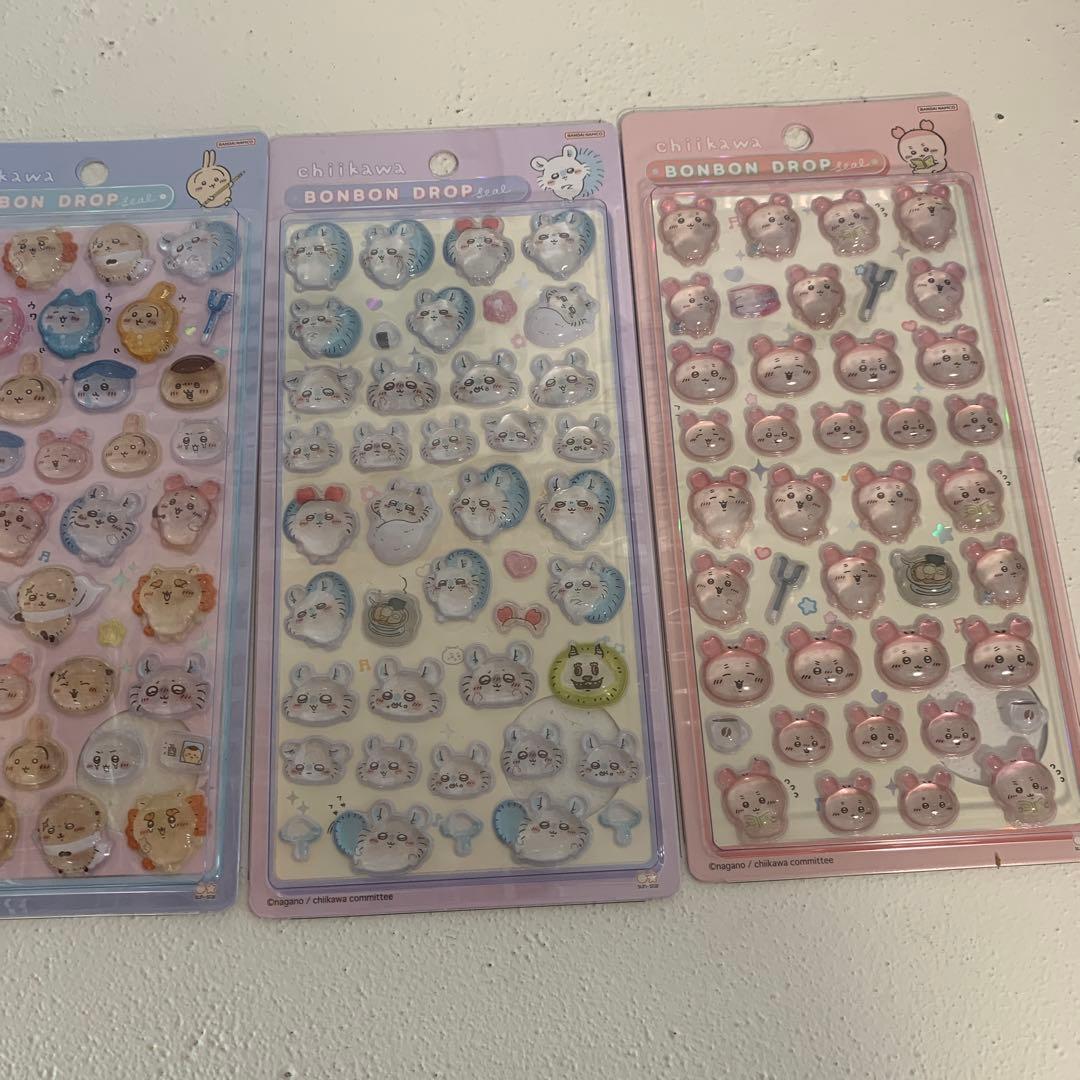 ボンボンドロップシール　ちいかわ