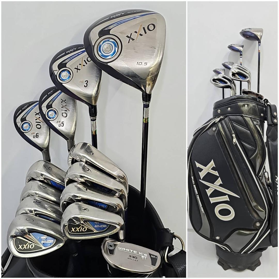メンズ右利き初心者用　ゼクシオ　8＆9代目　ゴルフクラブセット　K-2212