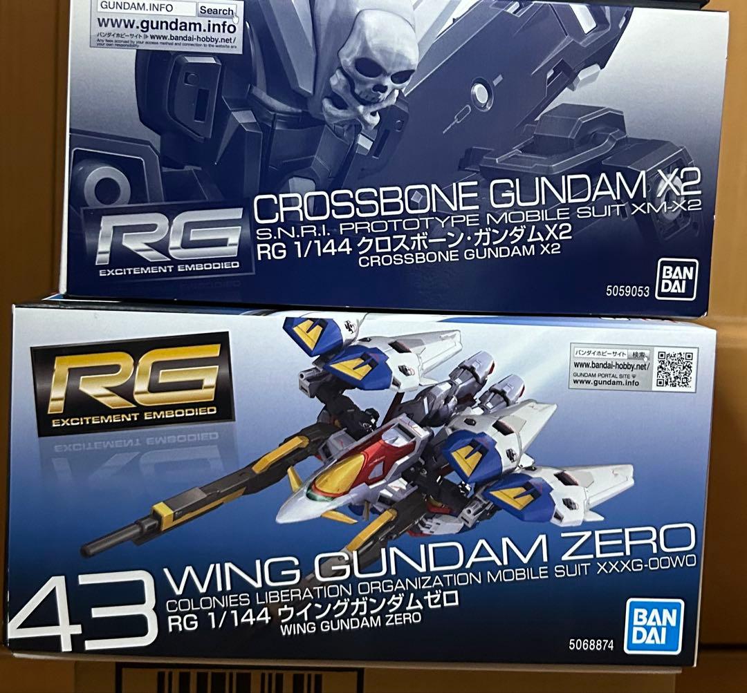 rg クロスボーンガンダムx2 ウイングガンダムゼロ