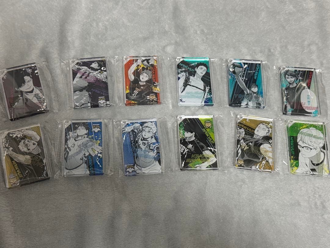 ハイキュー　ドミノ風アクリルキーホルダー　全種