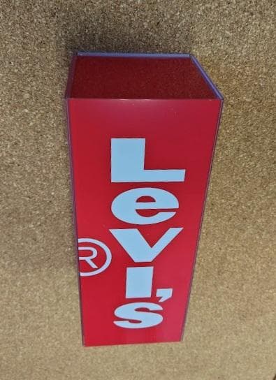 Levi's リーバイス アクリル 看板 マグネット付き ノベルティグッズ
