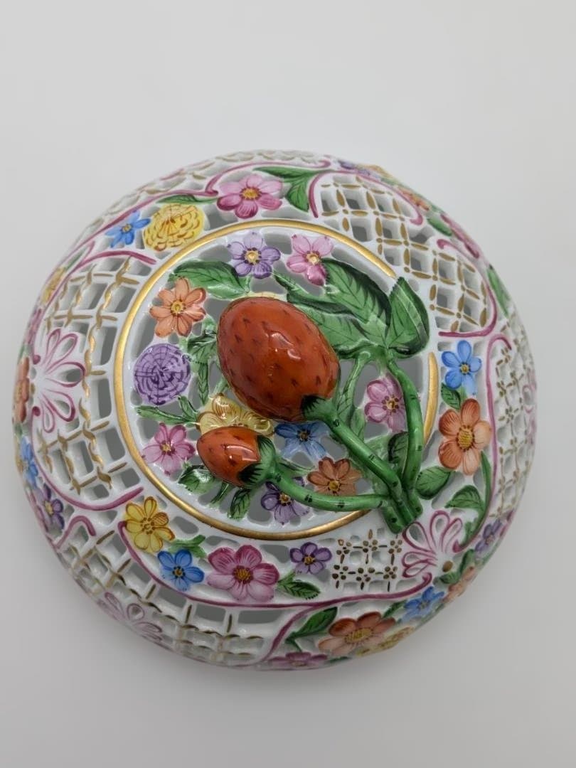 #15291　美品 ヘレンド ファンタジー シリーズ ボンボニエール