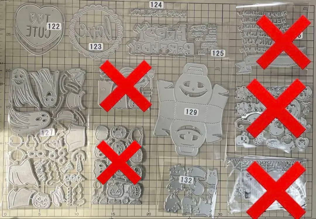 追加しました（お写真16.17.18枚目）選べるカッティングダイ　300円均一