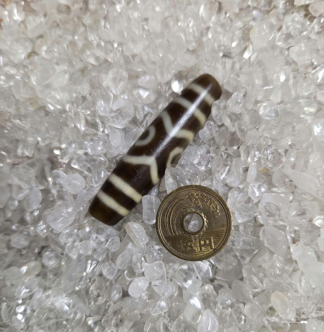 063　天珠　正統派　三眼天珠　dzibeads！