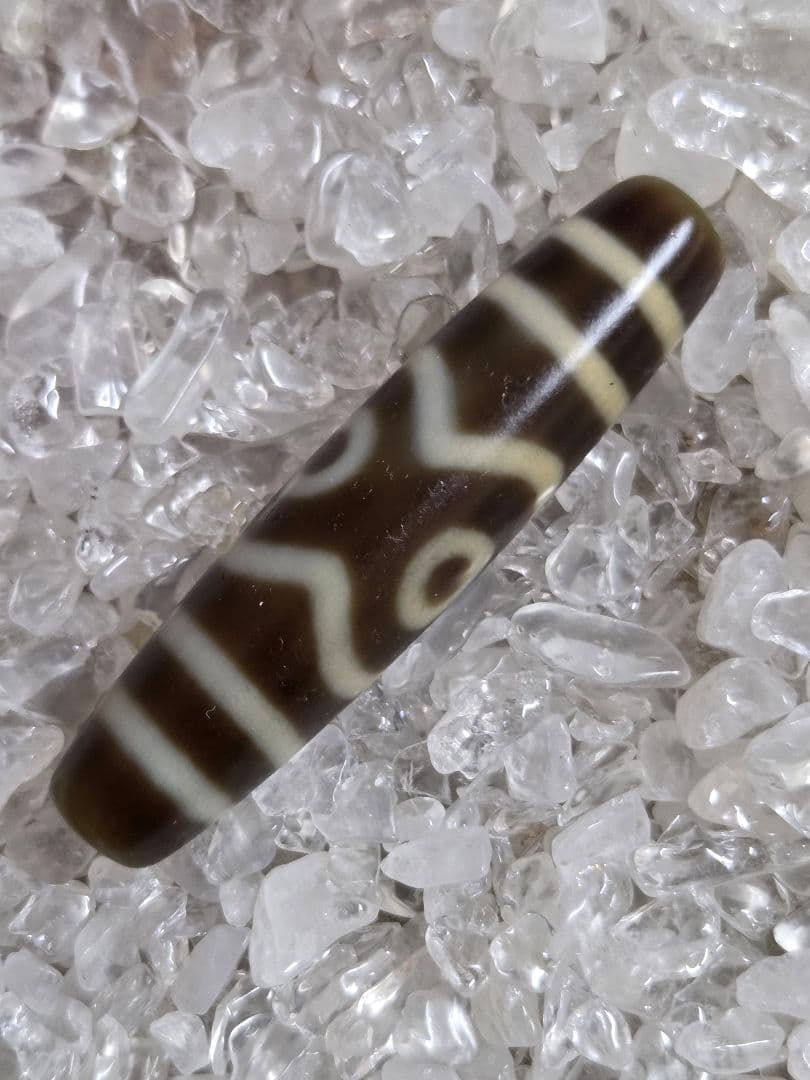 063　天珠　正統派　三眼天珠　dzibeads！