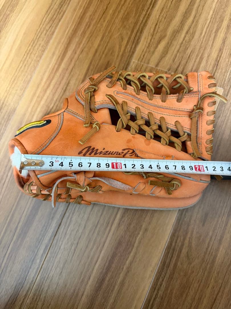 Mizuno Pro ミズプロ外野用軟式グローブ オレンジ