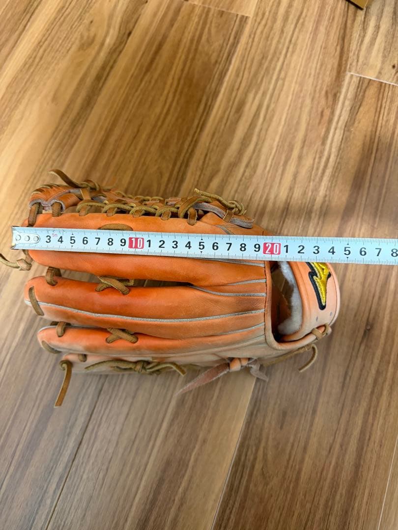 Mizuno Pro ミズプロ外野用軟式グローブ オレンジ