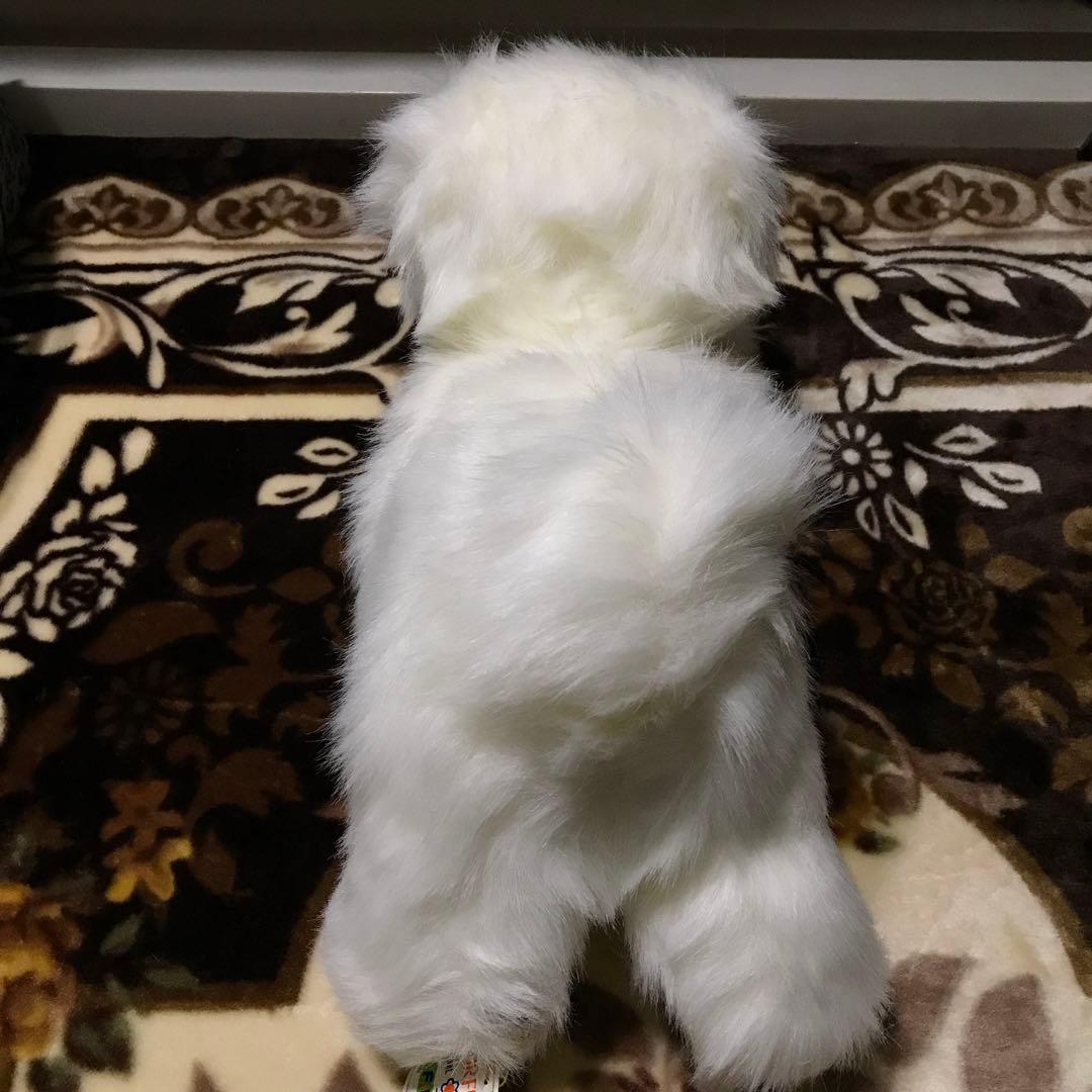 ぬいぐるみ　犬　マルチーズ　ファースト社　タグ付き　美品❣️