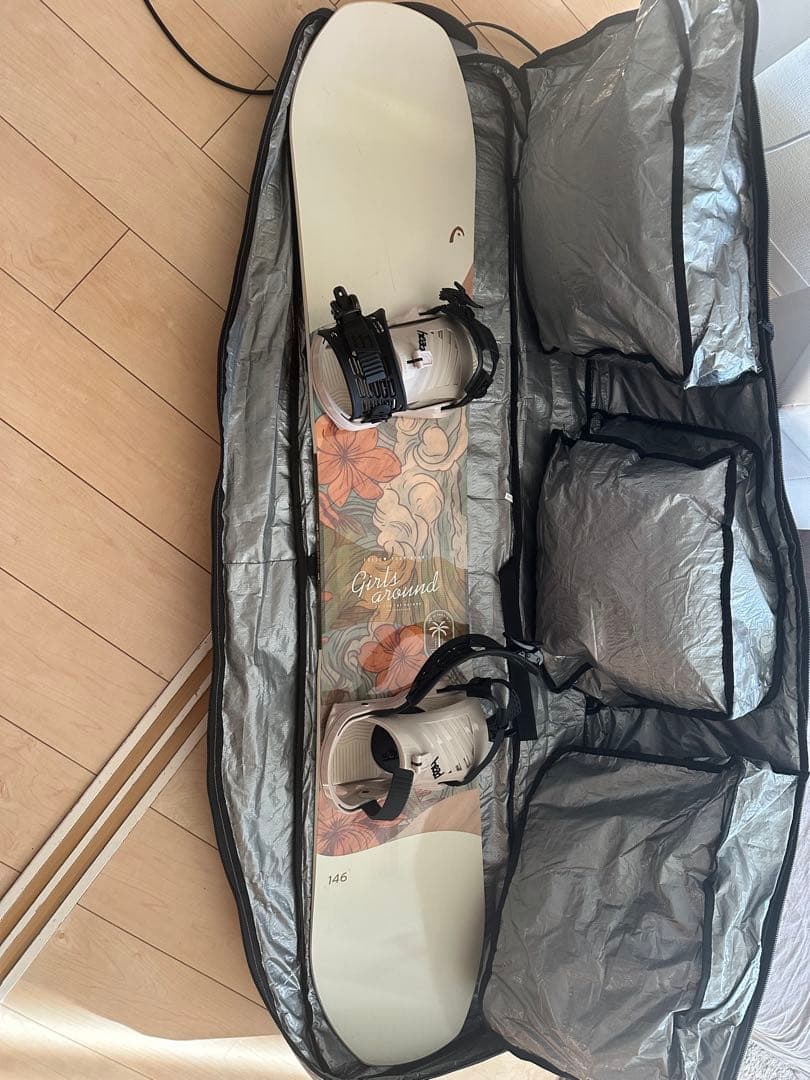 Head スノーボード フラワー柄とブーツセット