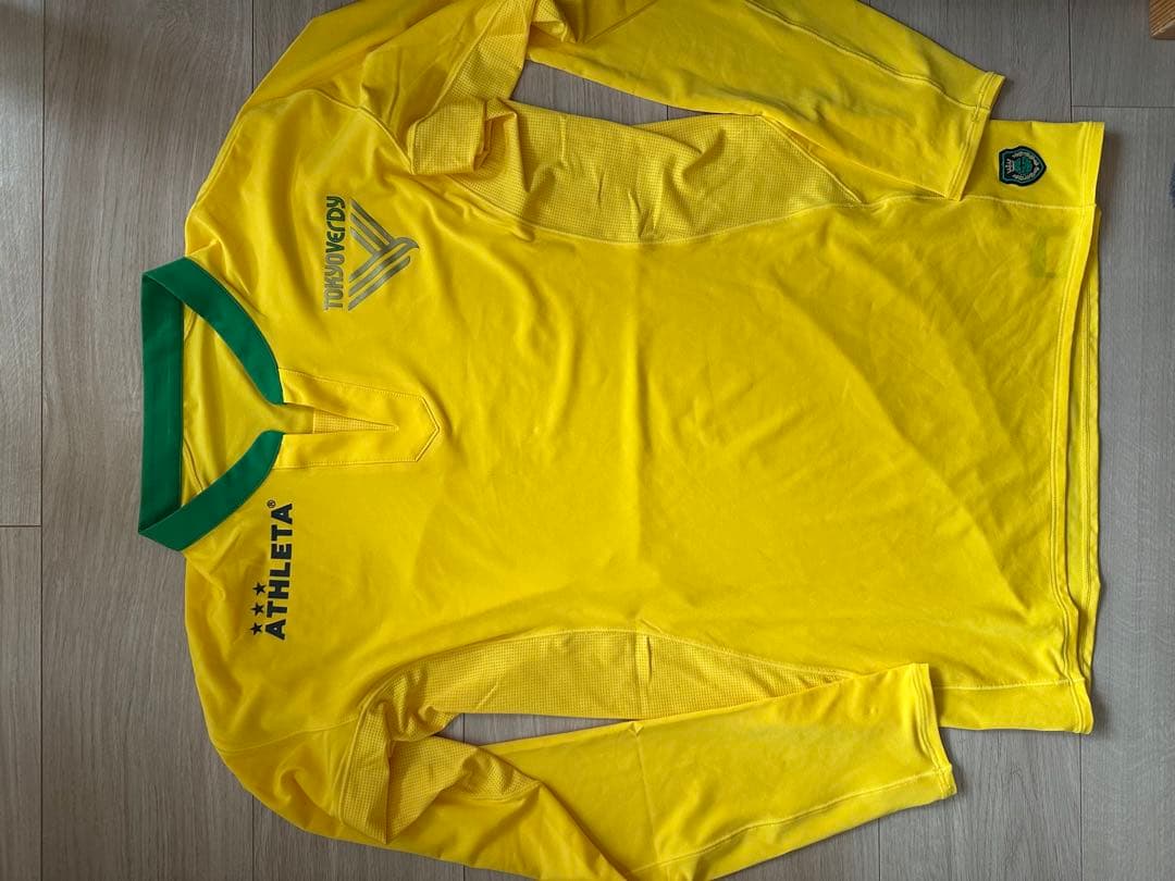 非売品選手支給品ATHLETA TOKYO VERDY 長袖ユニフォーム練習着