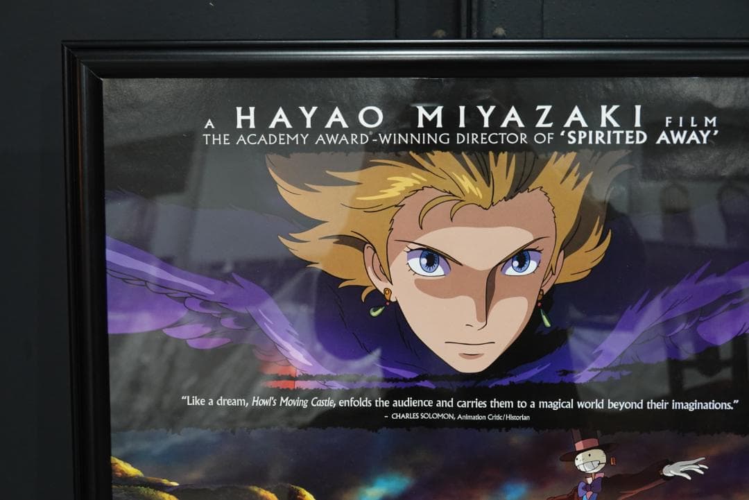▼映画ポスター▲　ハウルの動く城　宮崎駿　US版　アニメポスター・希少