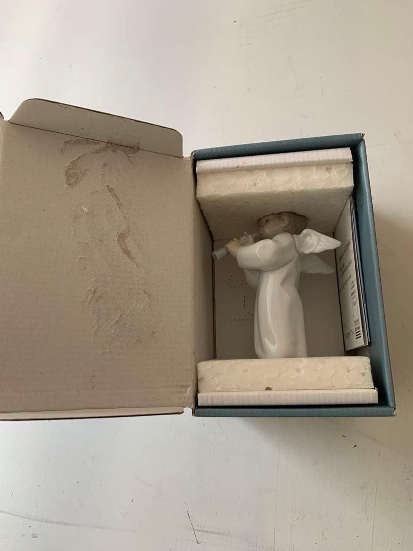 リヤドロ　天使　可愛いフルート　箱付