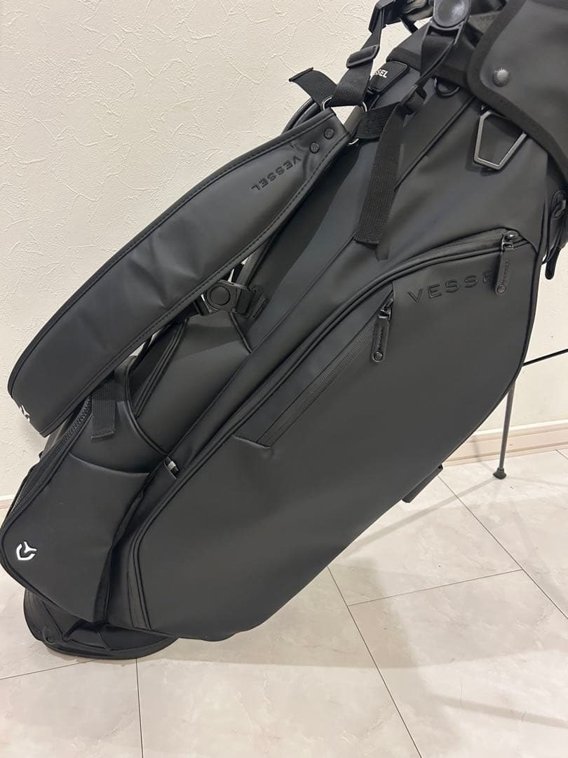 極美品　VESSEL ベゼル　スタンド　キャディバッグ　ブラック
