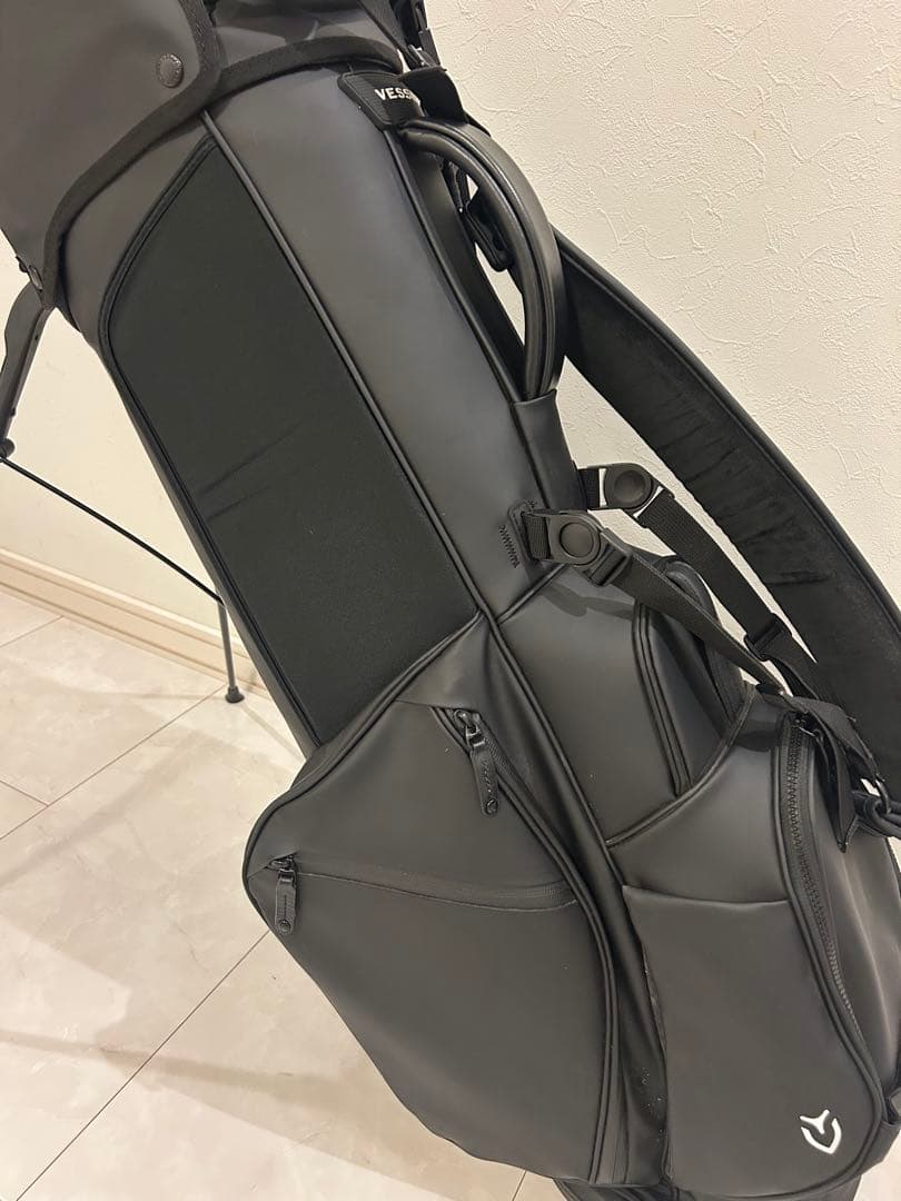 極美品　VESSEL ベゼル　スタンド　キャディバッグ　ブラック