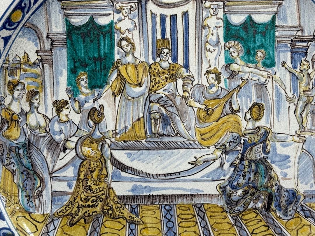 イタリア製　飾り大皿　インテリア　送料込み251226