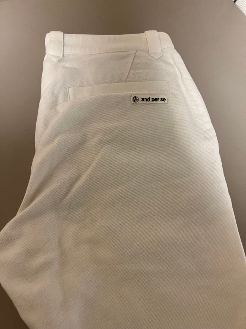 ★美品★アンパスィ　and per se ゴルフ　防寒ストレッチ　パンツ　L