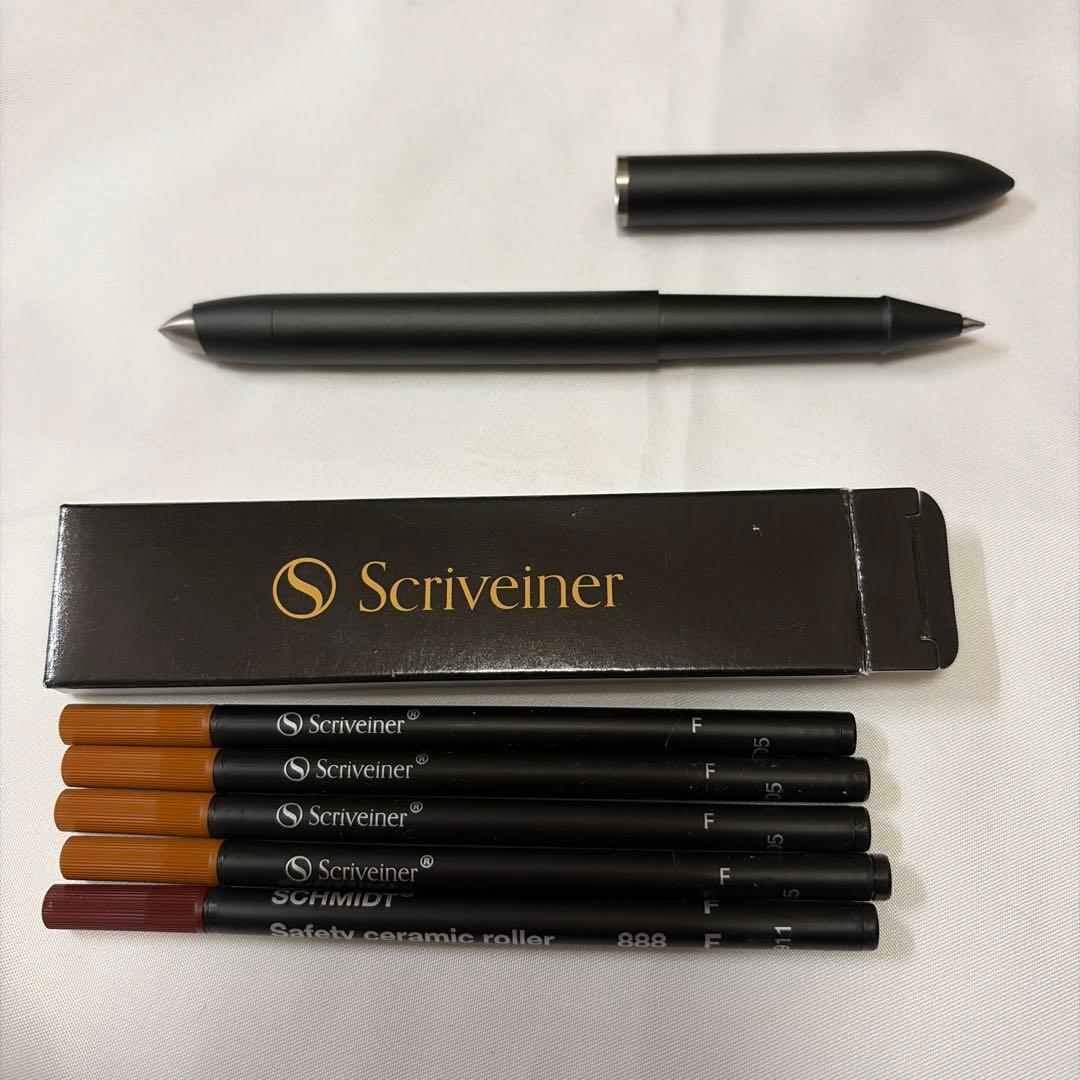 novium Hoverpen Future ディープブラック　替芯５本付き