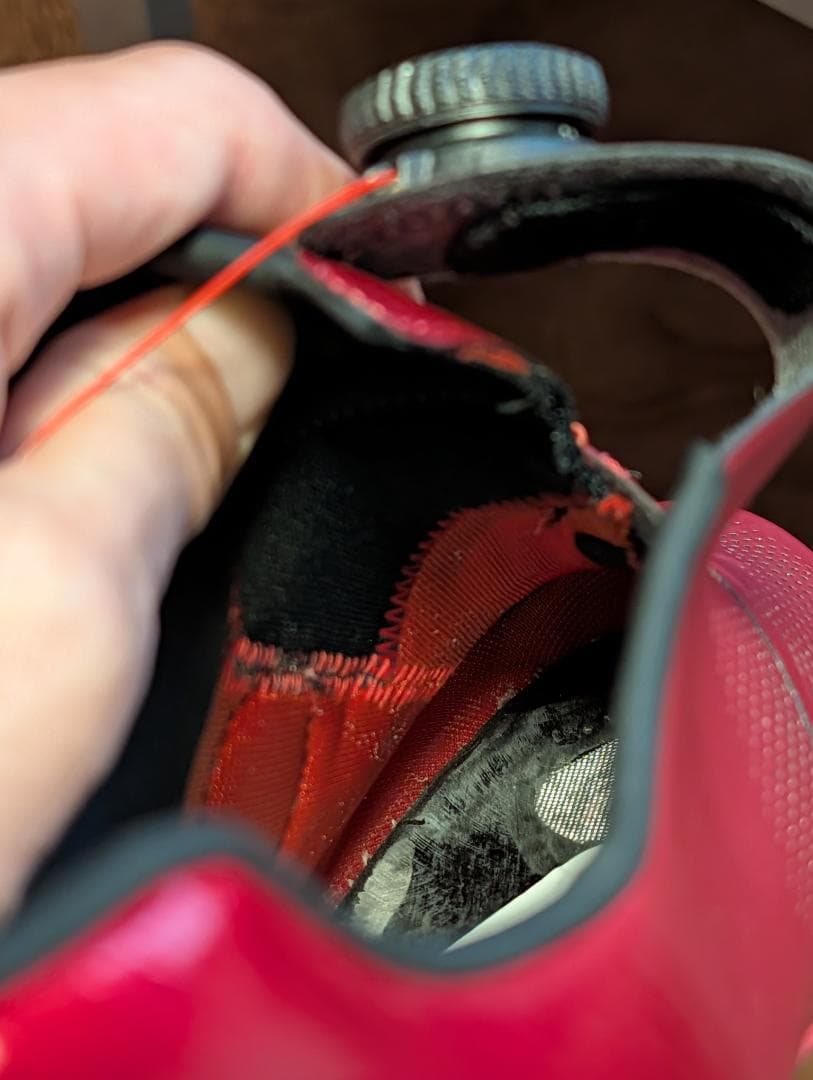 SHIMANO S-PHYRE レッドシューズ