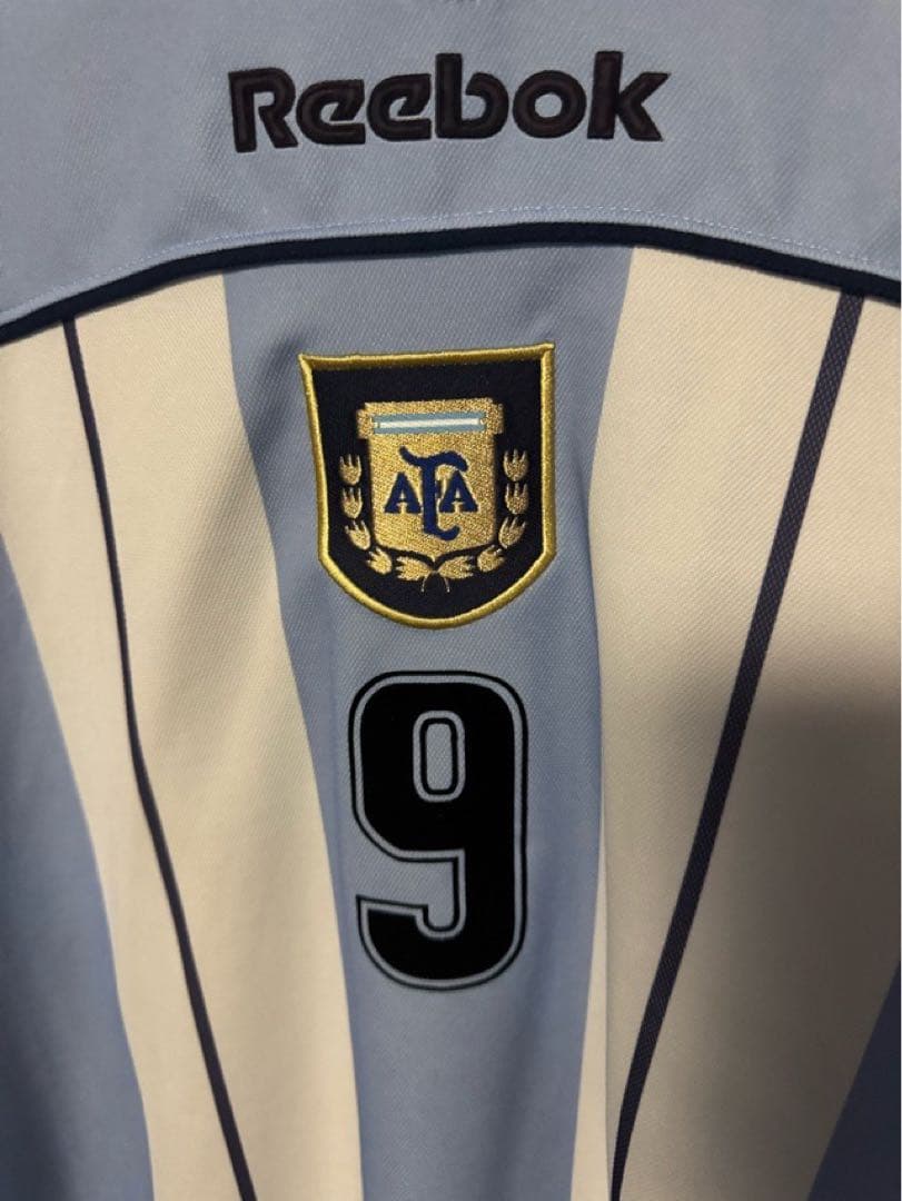 アルゼンチン代表 00 ユニホーム ユニフォーム クレスポ リーボック
