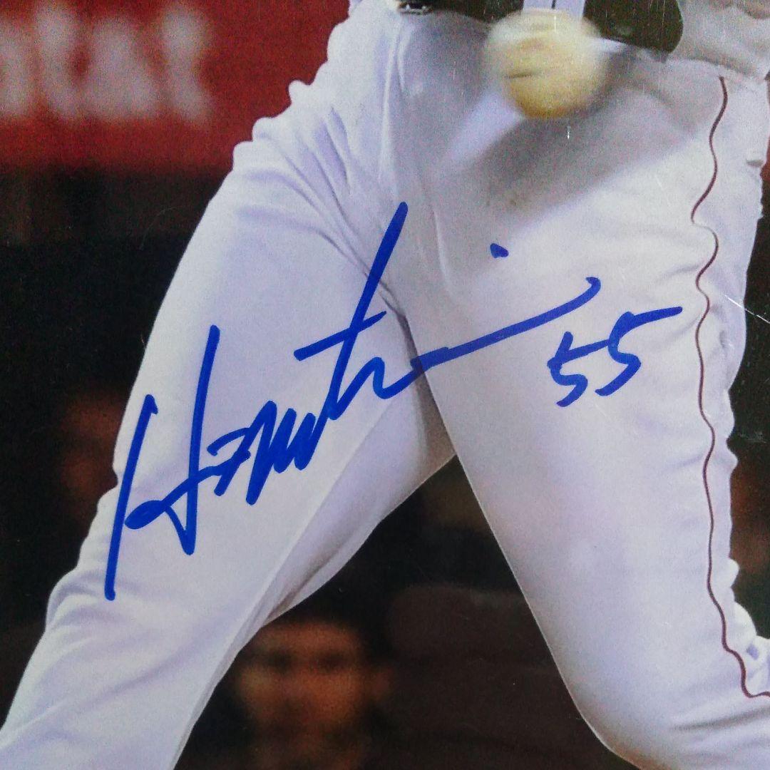 松井秀喜.エンゼルス.サイン写真　フォト