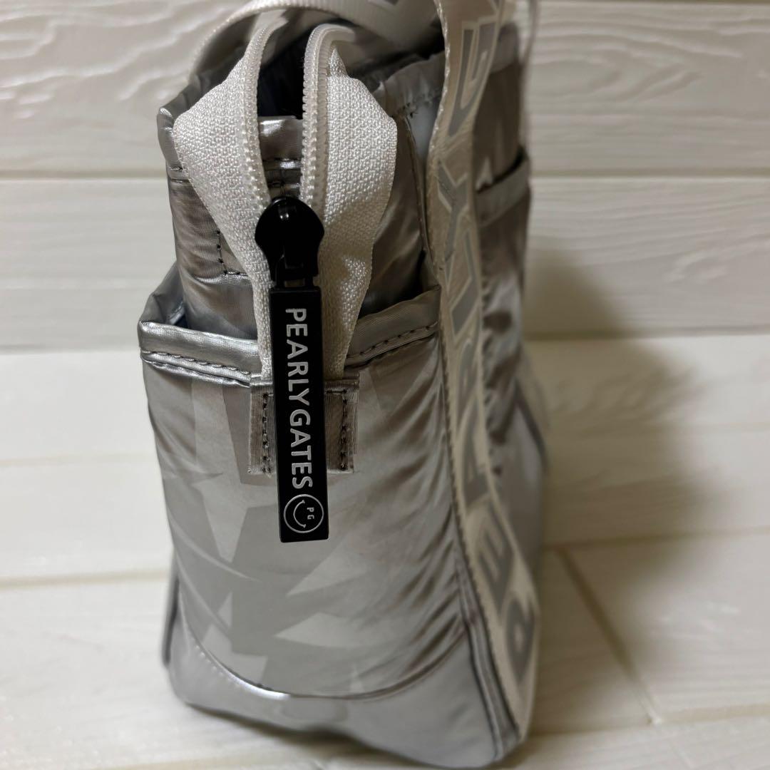 美品！完売品！パーリーゲイツ ショルダートートカートバッグ ギザ星柄シルバー⭐︎