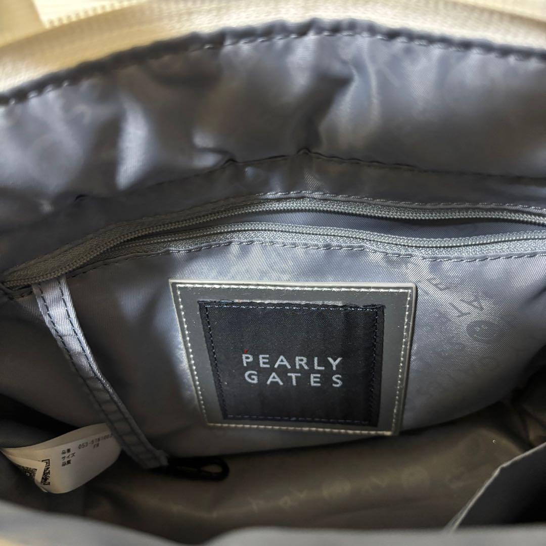 美品！完売品！パーリーゲイツ ショルダートートカートバッグ ギザ星柄シルバー⭐︎