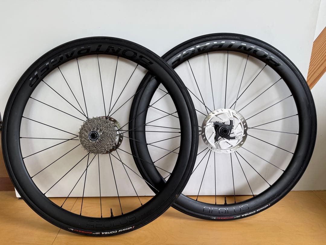 ボントレガー Aeolus Pro 37 カーボンホイール前後 おまけ付き