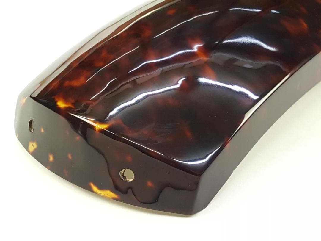 津軽三味線 本鼈甲 胴掛け 天神キャップ 高級天然素材