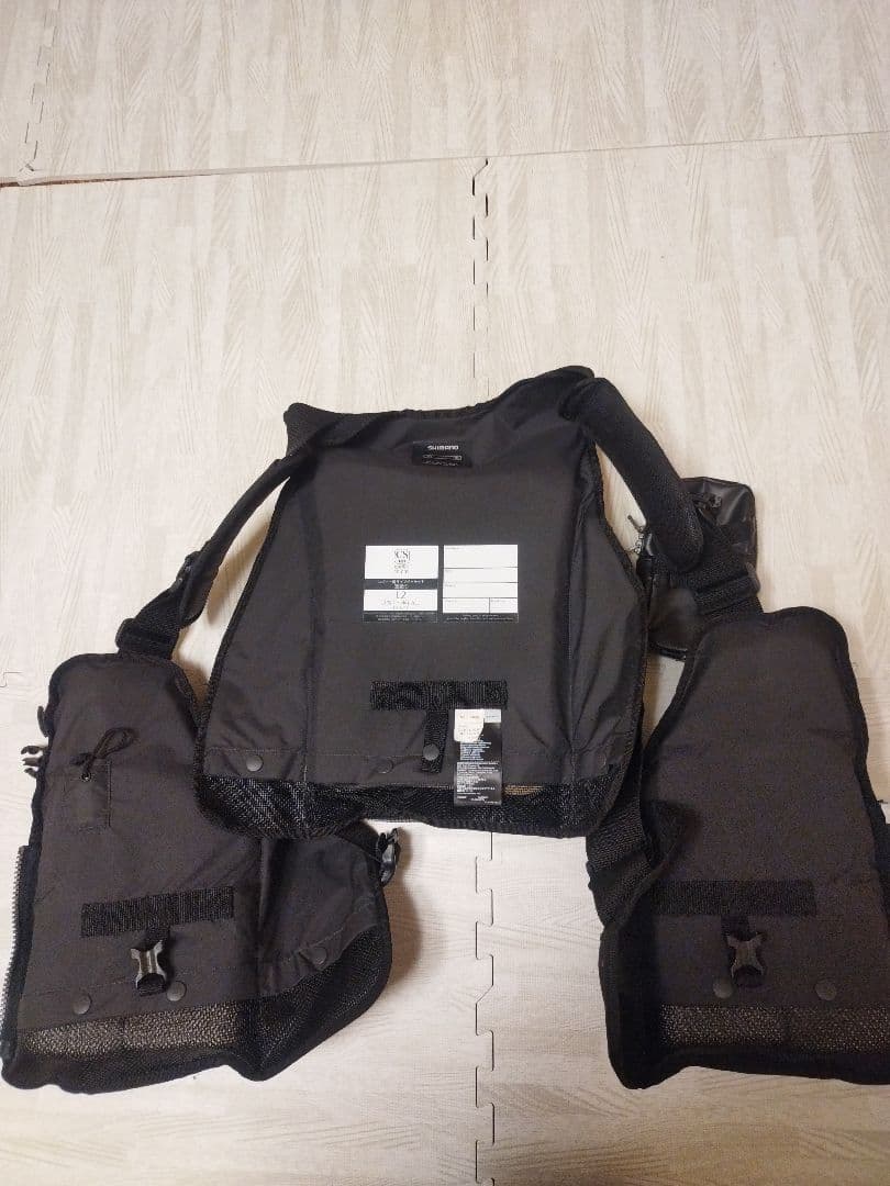 シマノ(SHIMANO) ゲームベスト VF-024U リアルブラック フリー