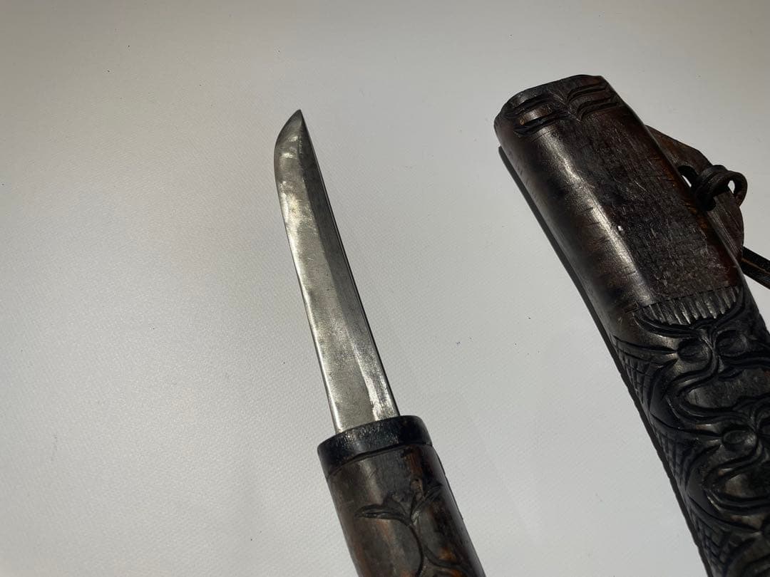 アイヌ　マキリ　アイヌ彫