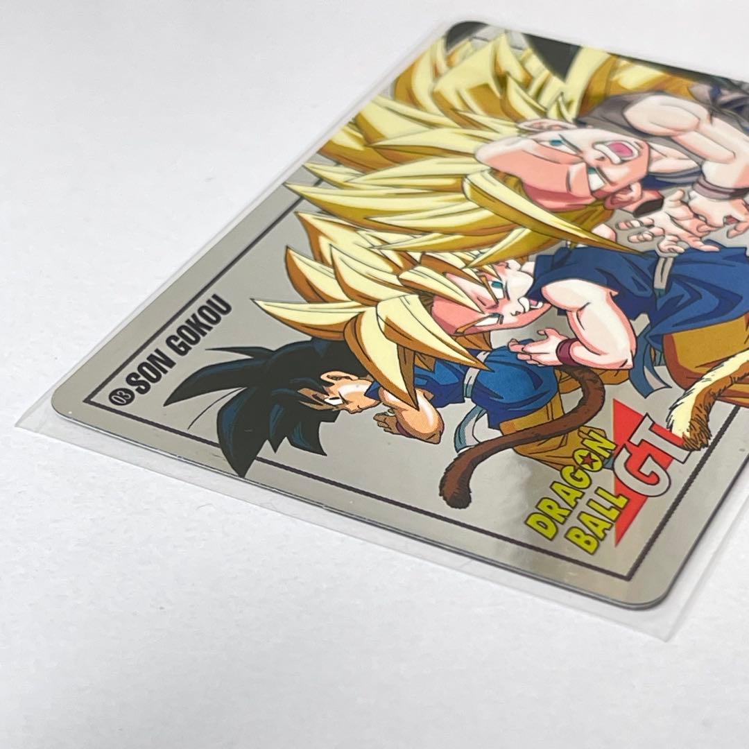 希少　ドラゴンボール　03 スーパーバトル　GT バンダイ　悟空　未剥がし