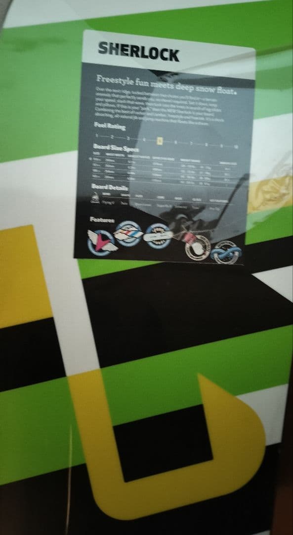 BURTON SHERLOCK スノーボードセット（未使用）