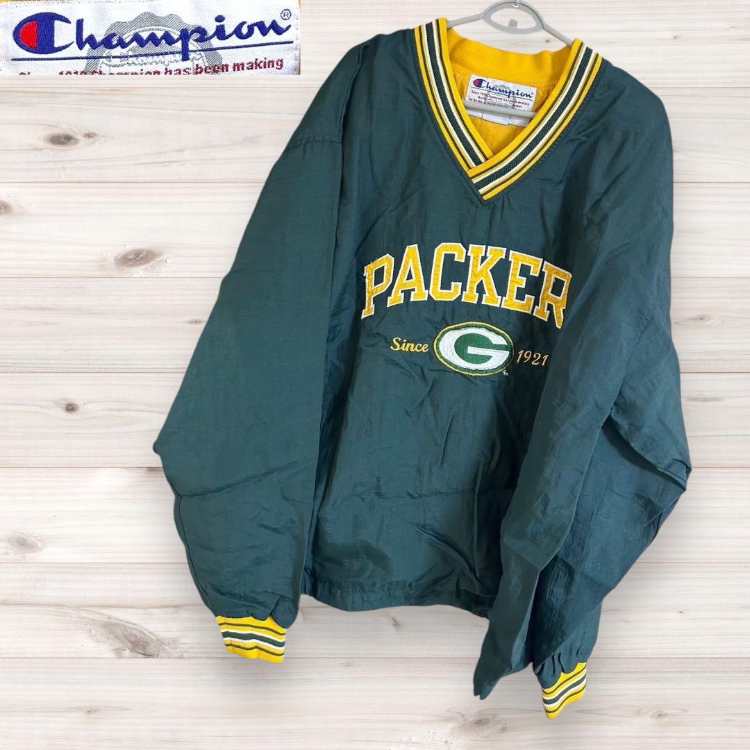 ウォームアップウェア Champion GreenBayPackers trainingtop NFL
