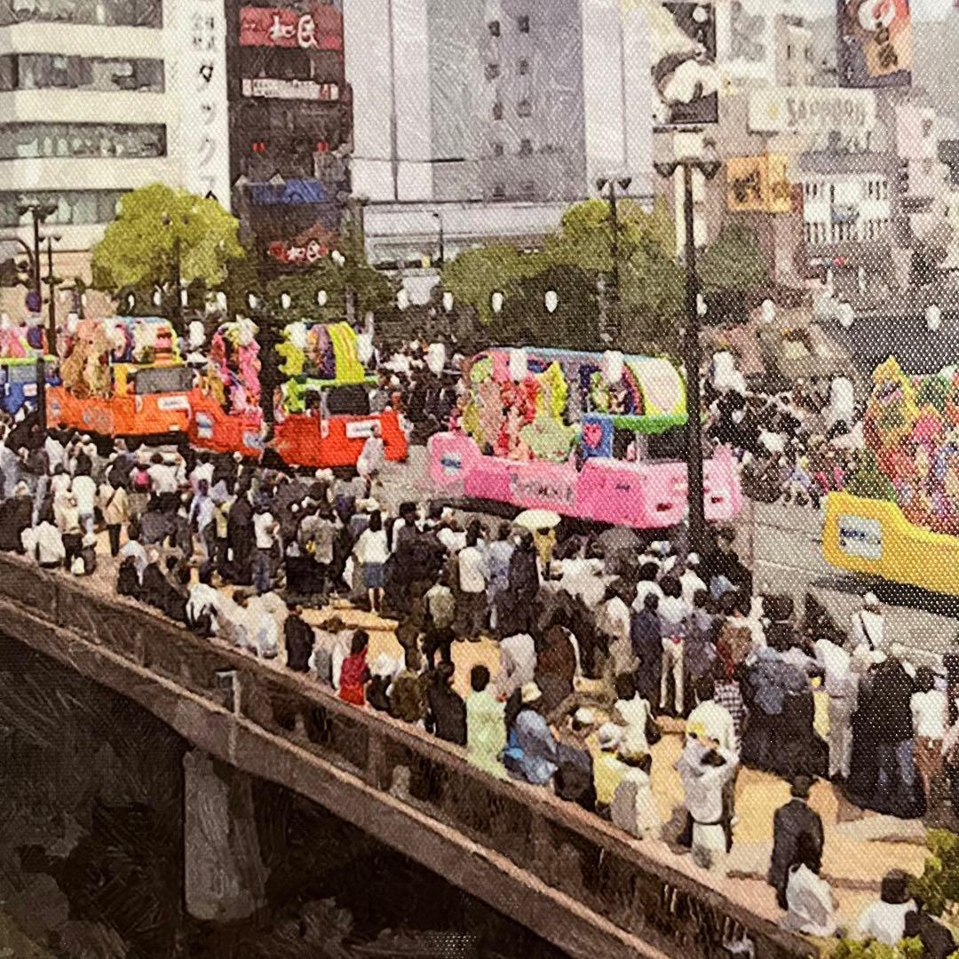 キャンバス プリントアート 博多どんたく インテリア 額付き 絵画