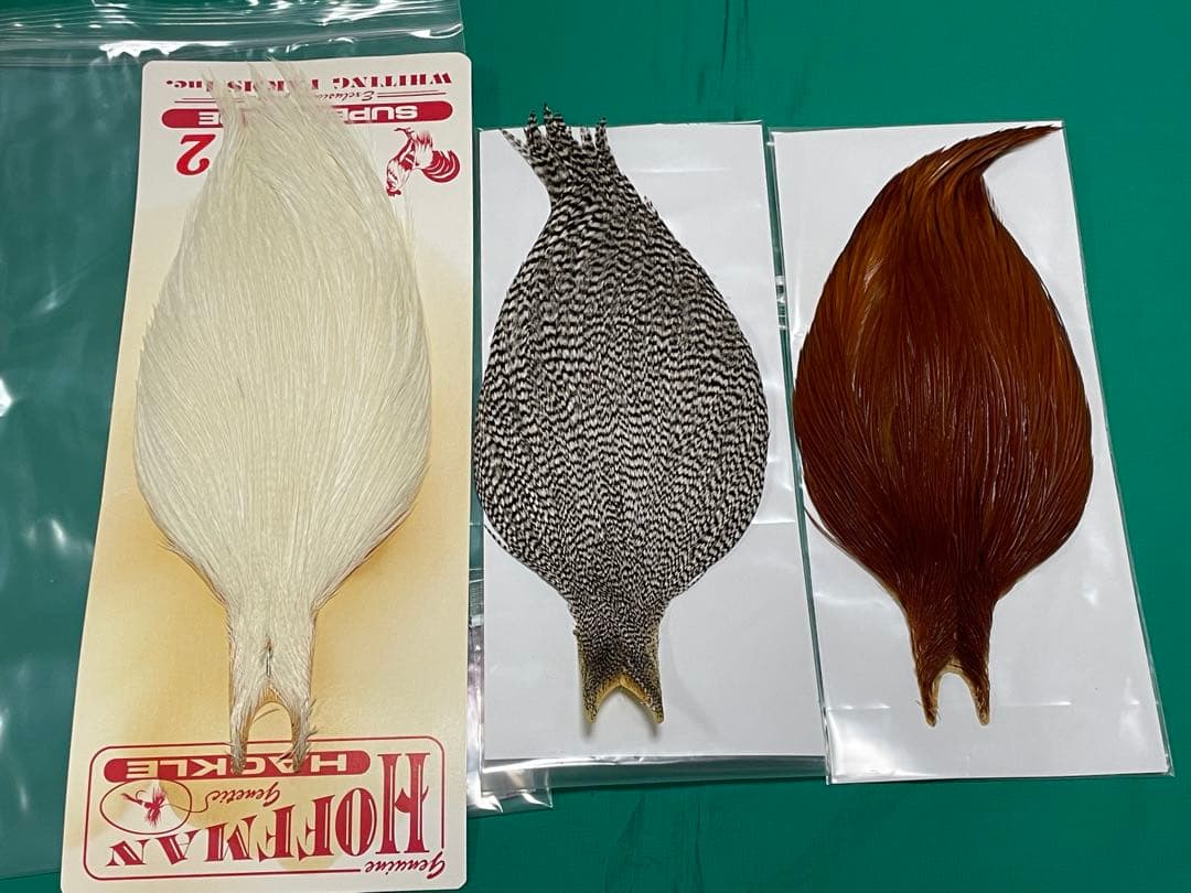 F*i様 フライフィッシング　フライタイイング　マテリアル　ホワイティング ハッ