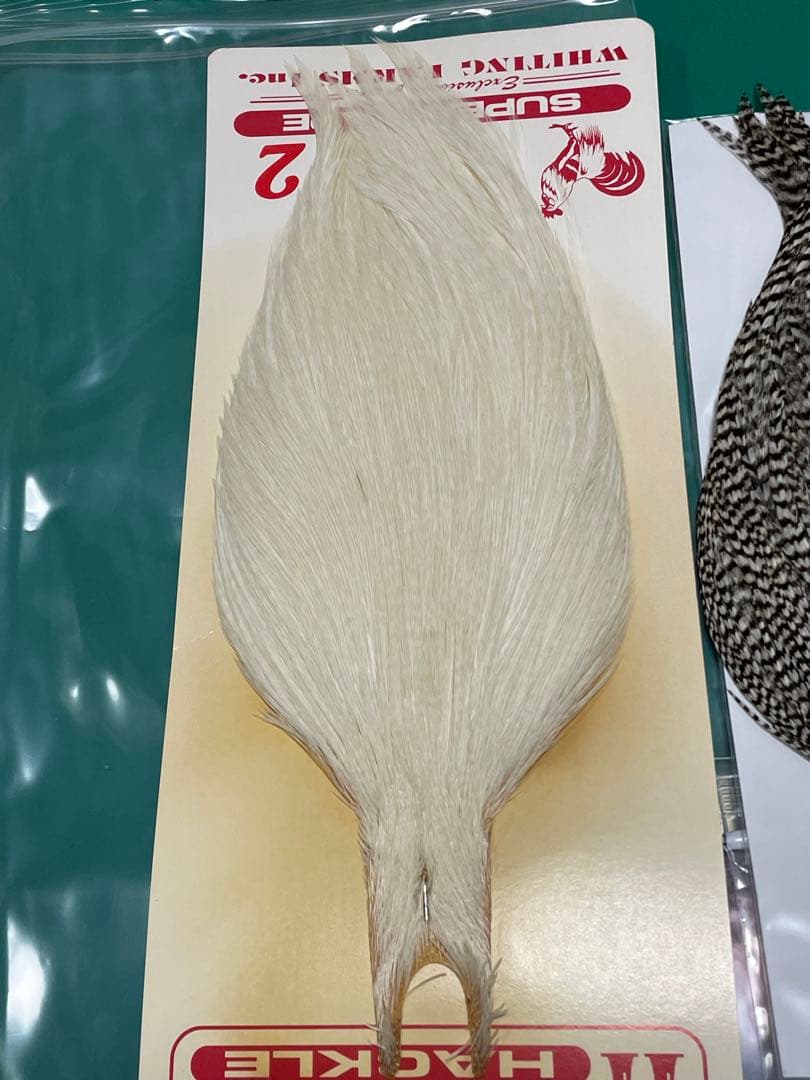 F*i様 フライフィッシング　フライタイイング　マテリアル　ホワイティング ハッ