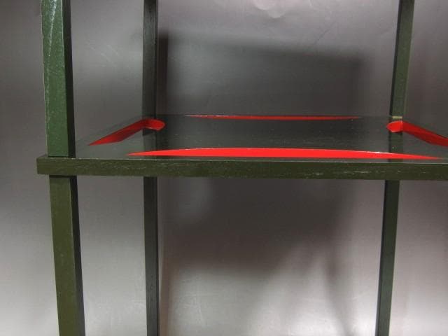 ★　駒沢利斎　糸巻棚　表千家　十三代　即中斎の花押★x517