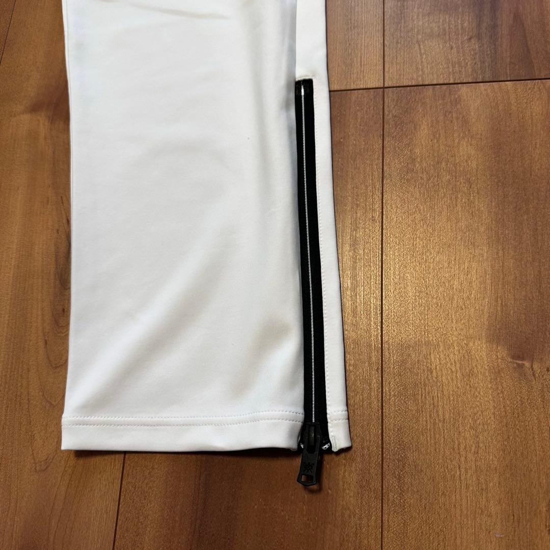 ロングパンツ　ハイストレッチ　ホワイト　メンズ　サイズXL 春夏秋