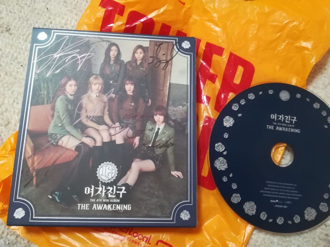 ジーフレンド ヨジャチング 直筆サイン入り アルバム AWAKENING