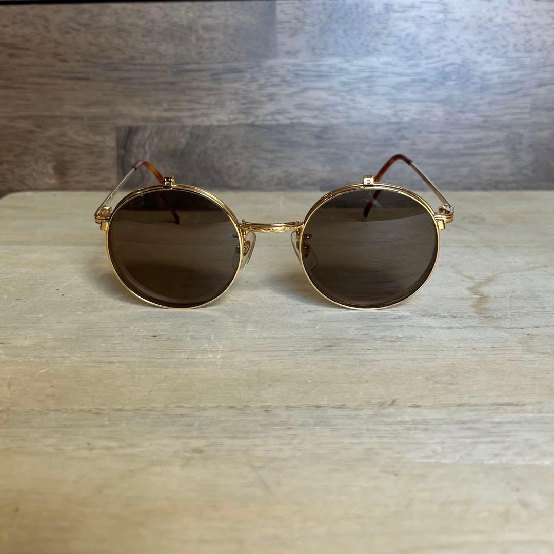 【アンティーク】AMIPARIS 858 08跳ね上げ 度入り メガネ 眼鏡