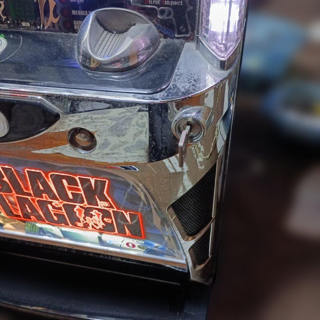 パチスロ　実機　ブラックラグーン　メダル使用