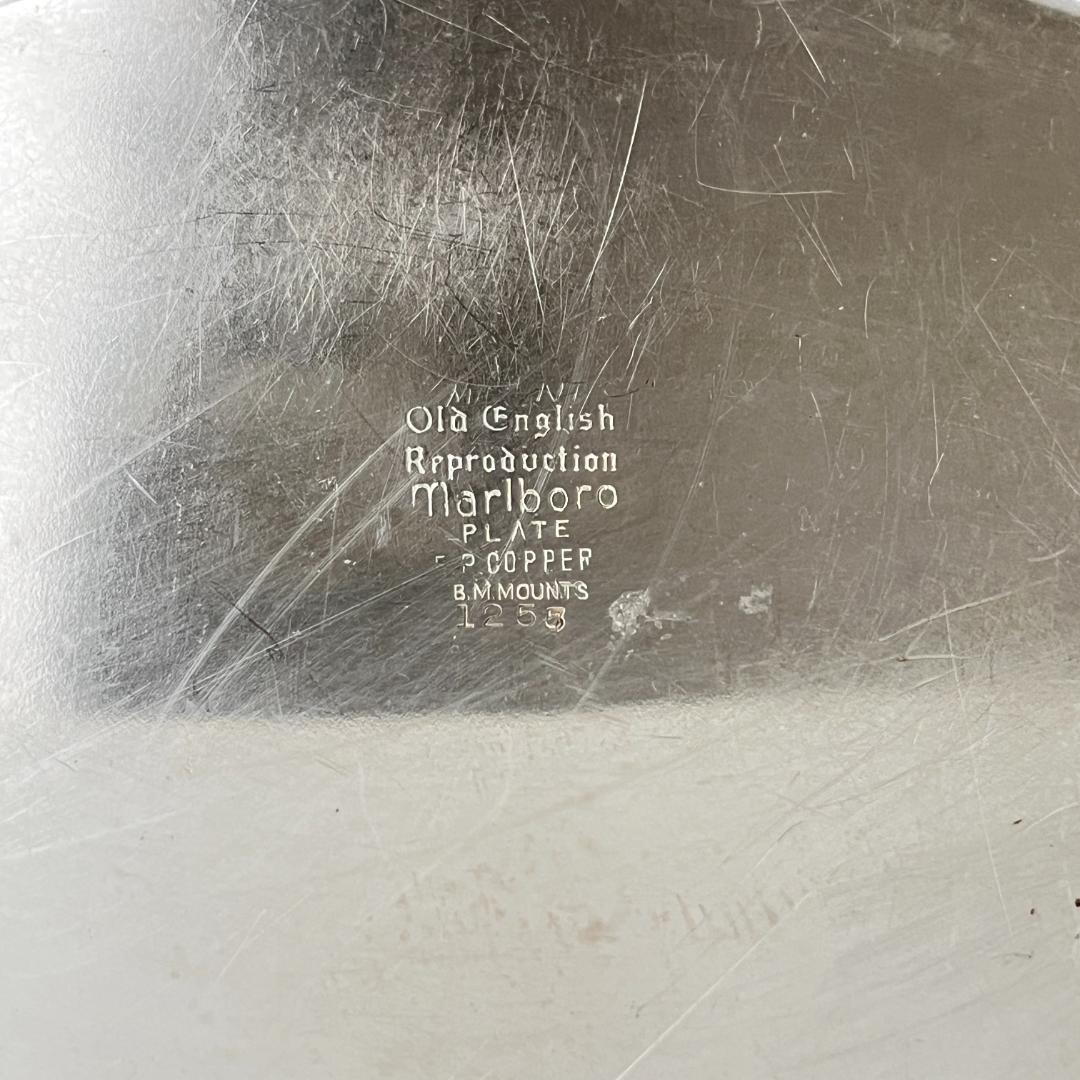 【Marlboro】 レリーフのアントルメサーバー 【シルバープレート】