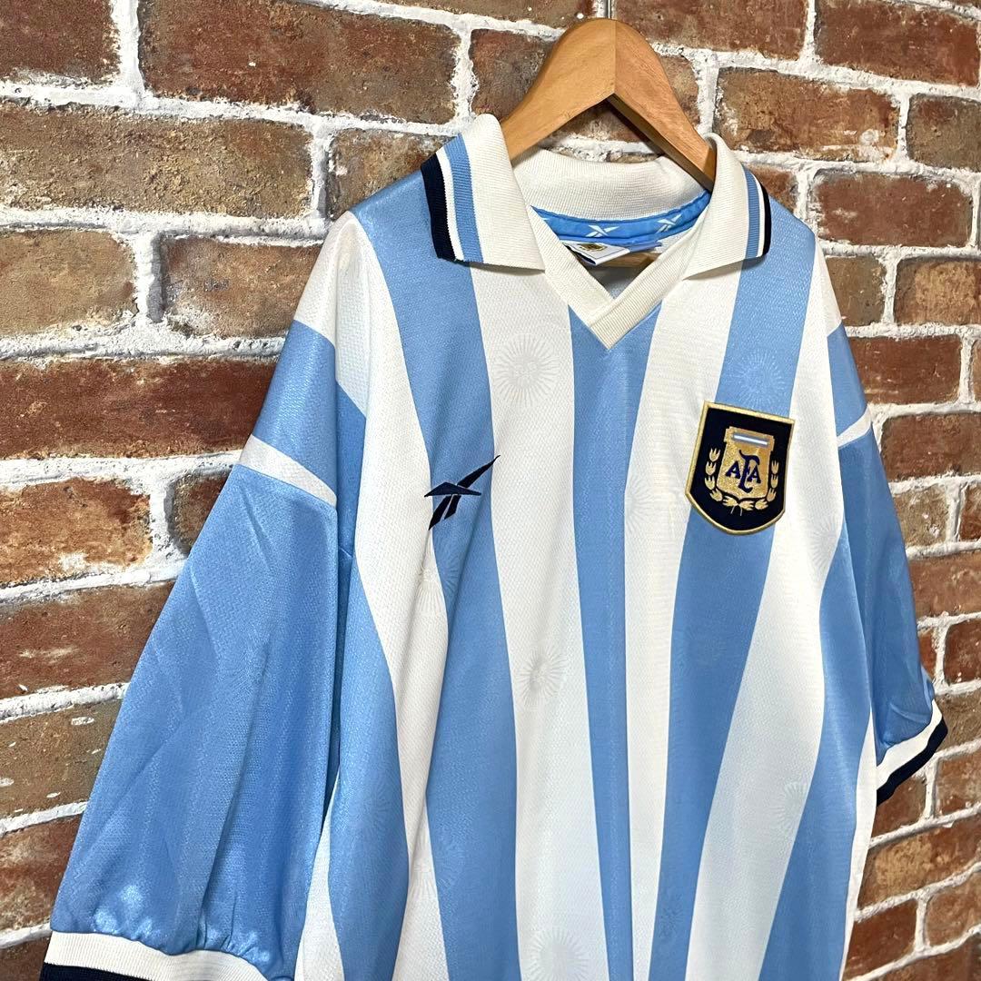 【希少】Reebok '99 アルゼンチン代表　ユニフォーム　size:XL