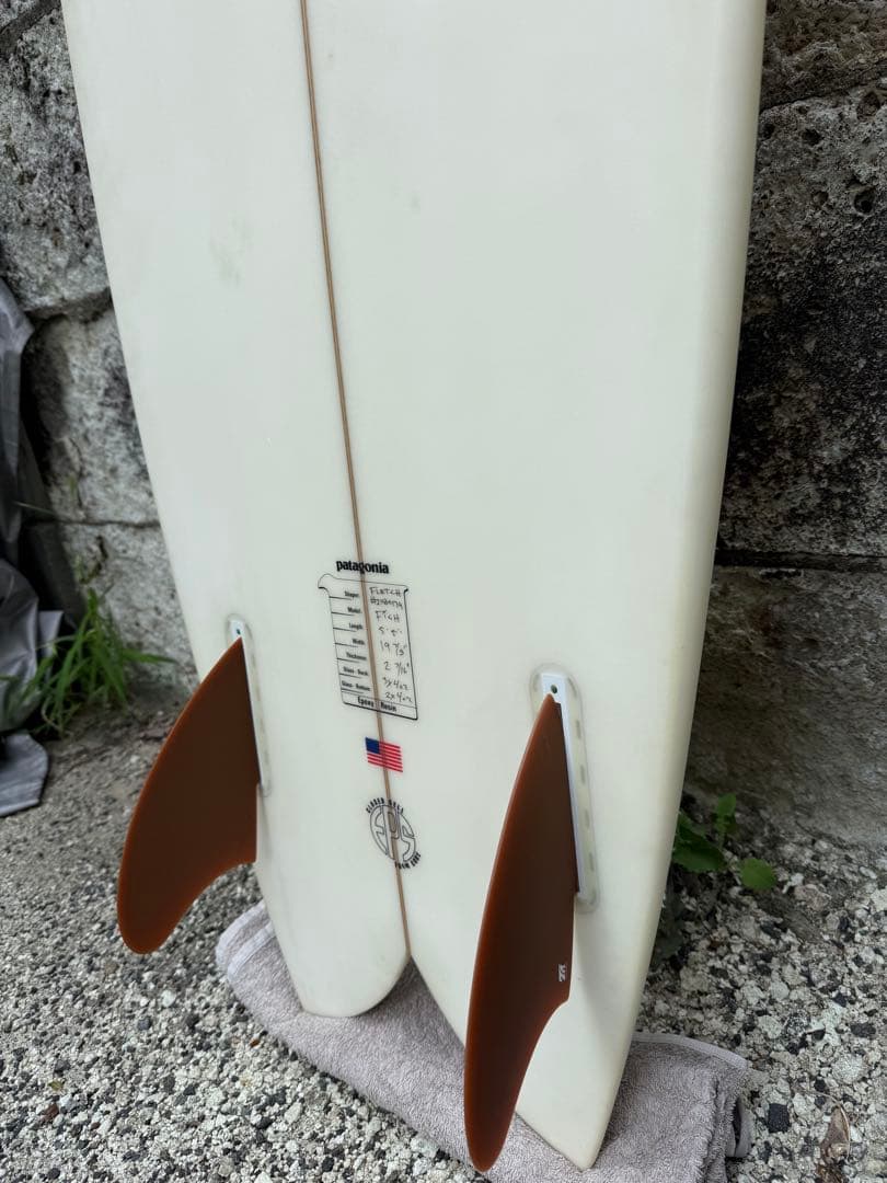 都内近郊限定 FCD パタゴニア Fish Twin 5'5 フィン付き