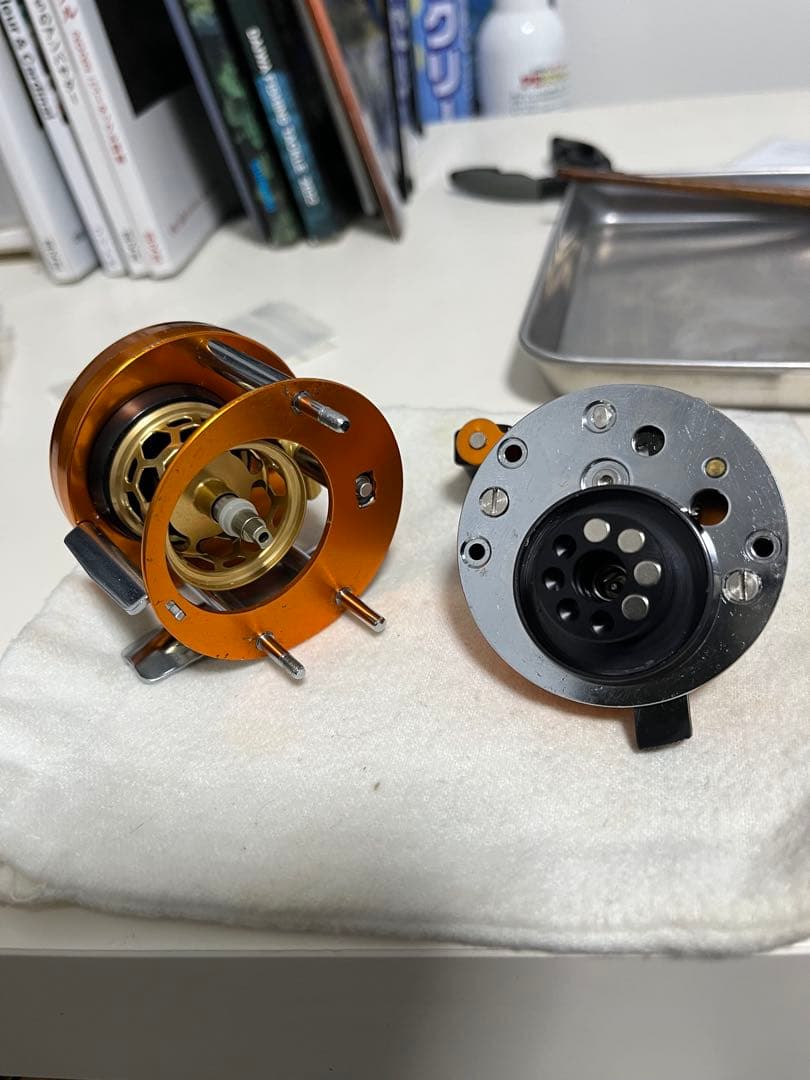 abu アンバサダー1500c フルカスタム　サンセットオレンジ