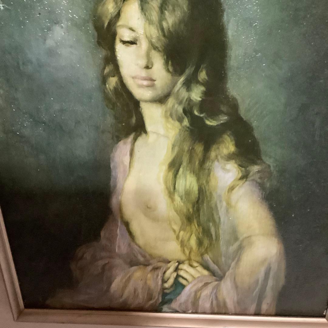 FRANCISCO RIBERA フランシスコ・リベラ　油絵　裸婦画　サイン入り