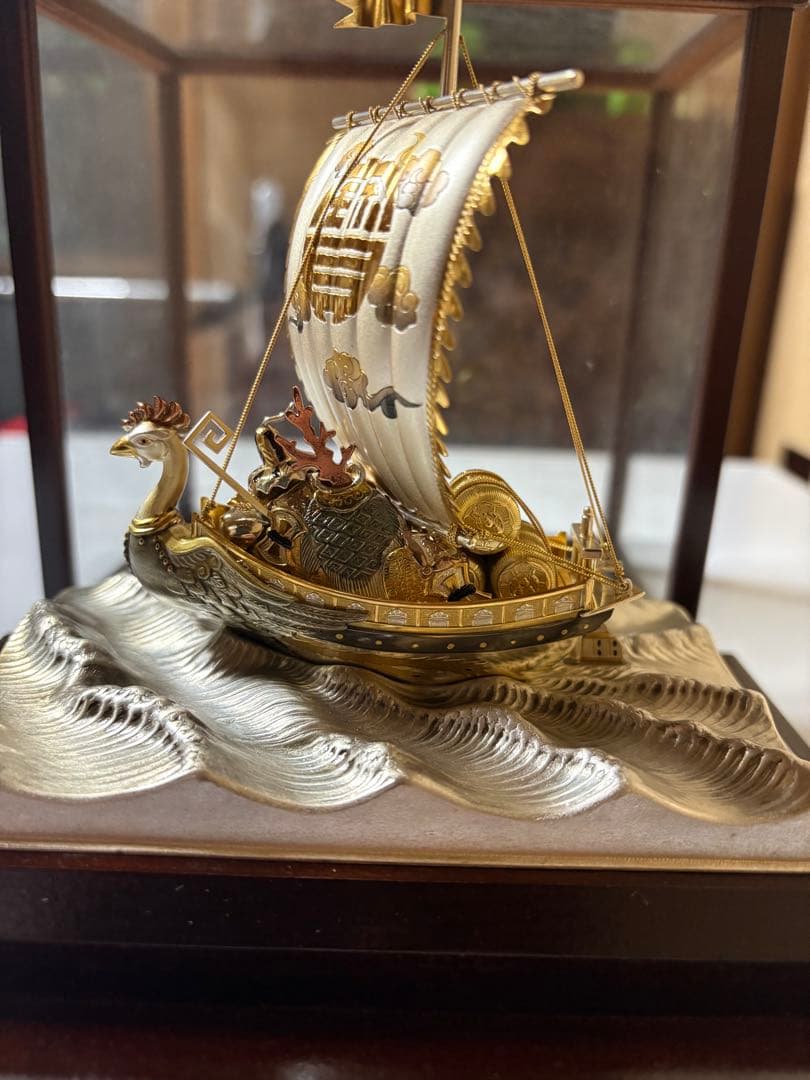 武比古 TAKEHIKO 銀製 宝船 6号 SILVER985 高級置物