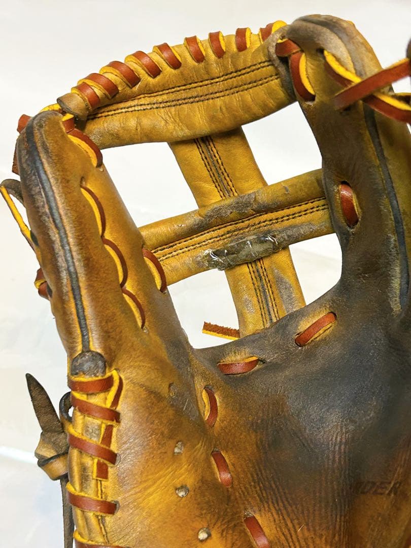 ★ミズノプロ★ 硬式 オーダー品 内野用グローブ 浅め型 レース・オイルメンテ済