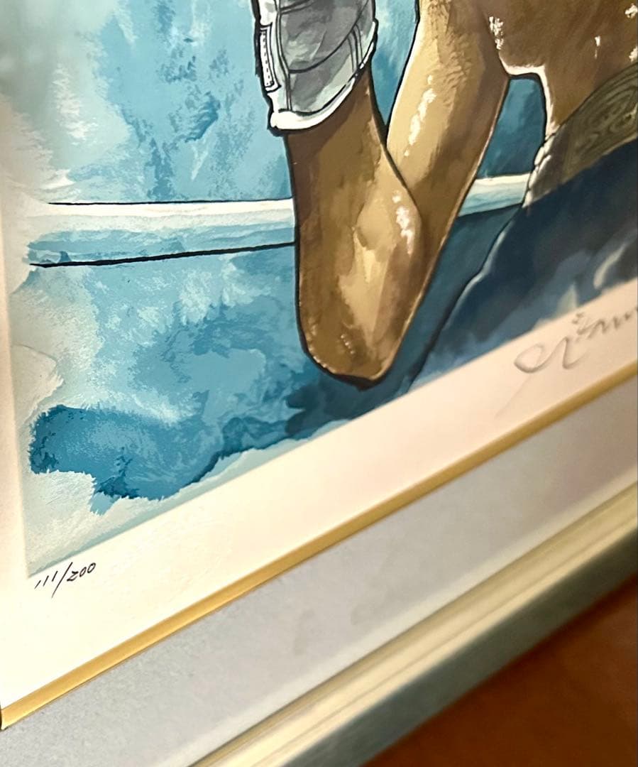 【ゾロ目111/200】あしたのジョー ちばてつや 直筆サイン シルクスクリーン